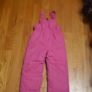 Girl winter overalls